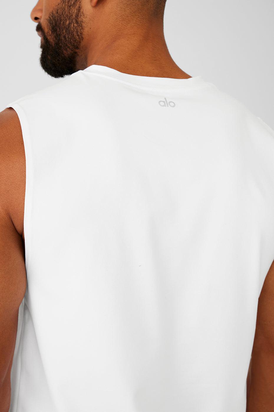 Conquer Muscle Tank - White Male Product Image