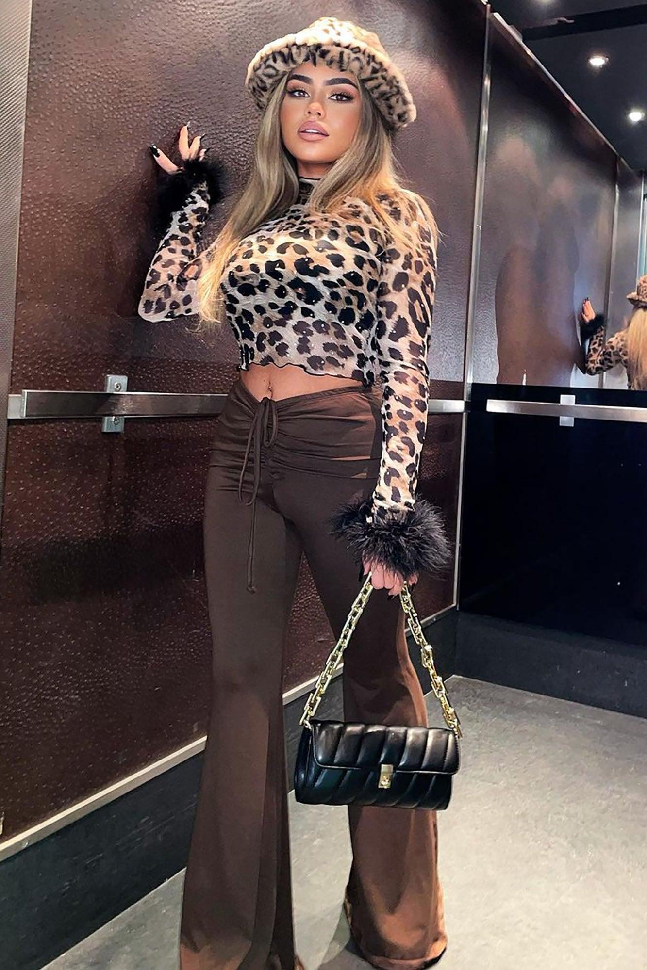 Just Kitten Around Leopard Print Top - Leopard Product Image