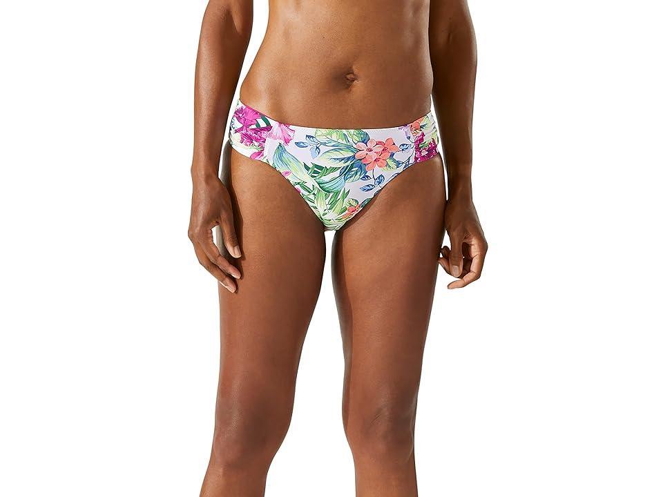 Tommy Bahama Coastal Gardens Reversible Hipster (White Reversible) Women's Swimwear Product Image