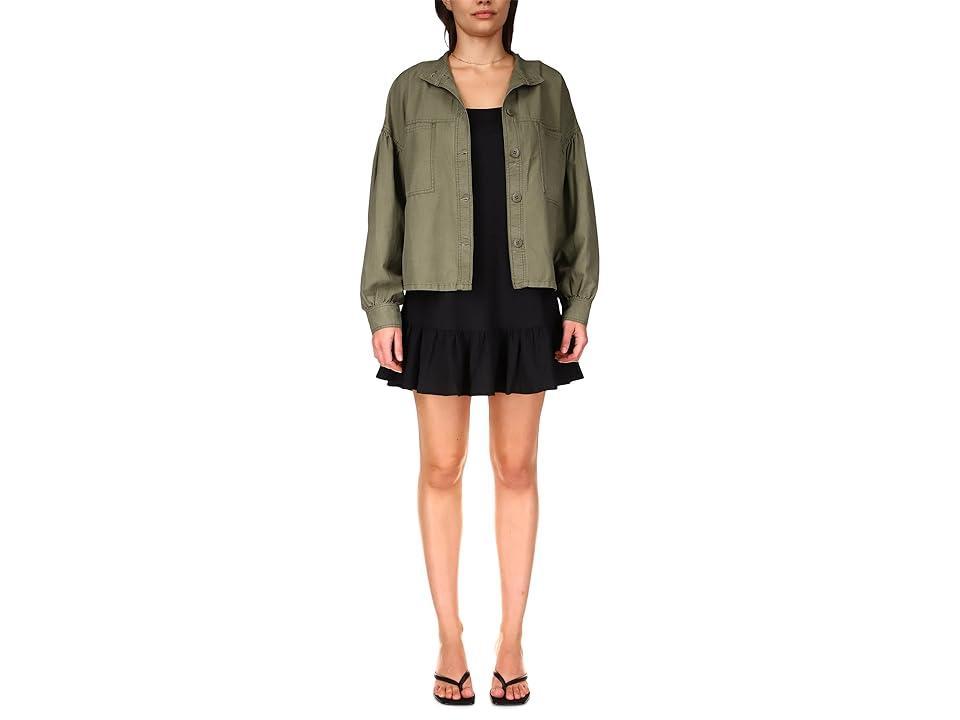 Sanctuary Keystone Slub Twill Shirt Jacket (Trail ) Women's Clothing Product Image