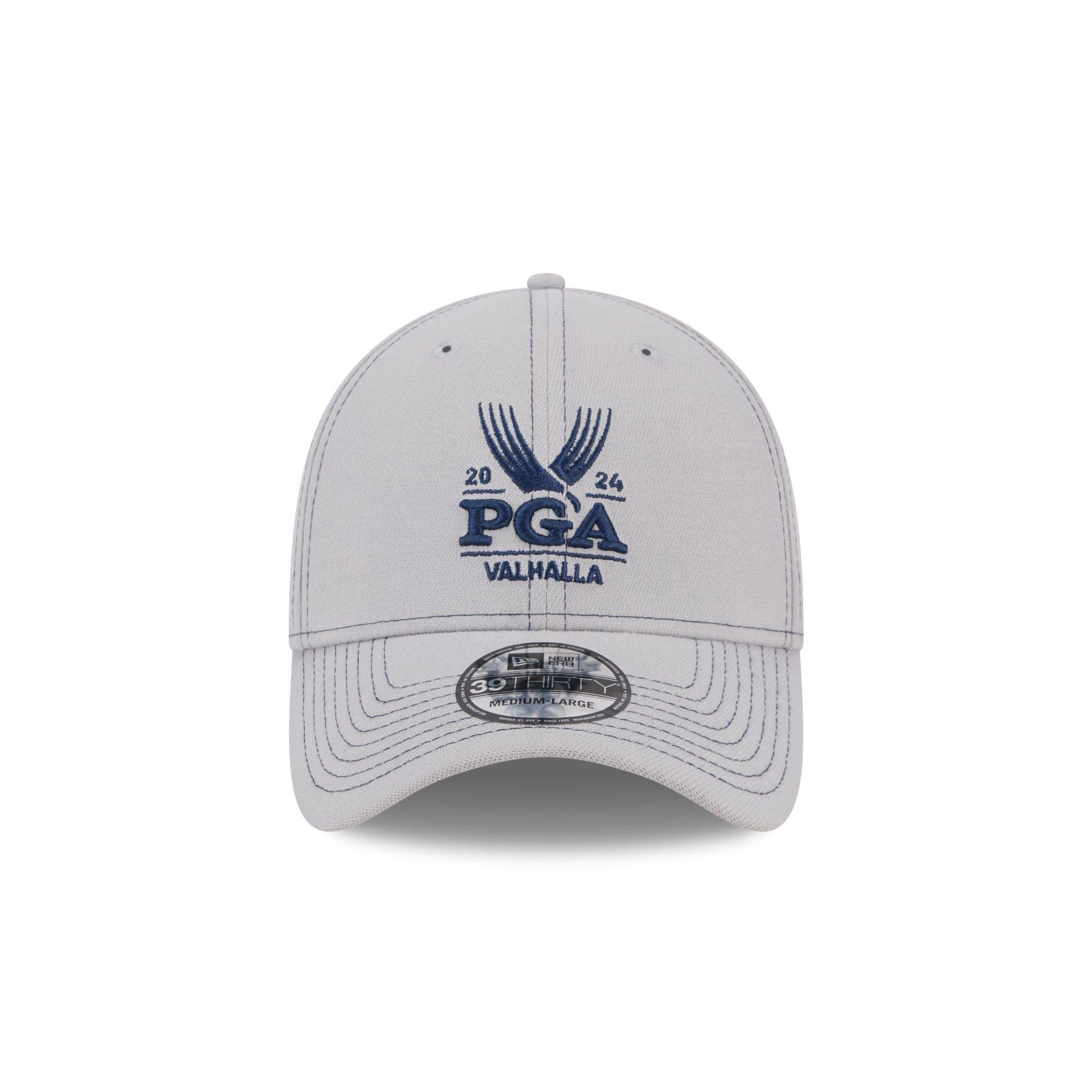 2024 PGA Championship Valhalla Gray 39THIRTY Stretch Fit Hat Male Product Image