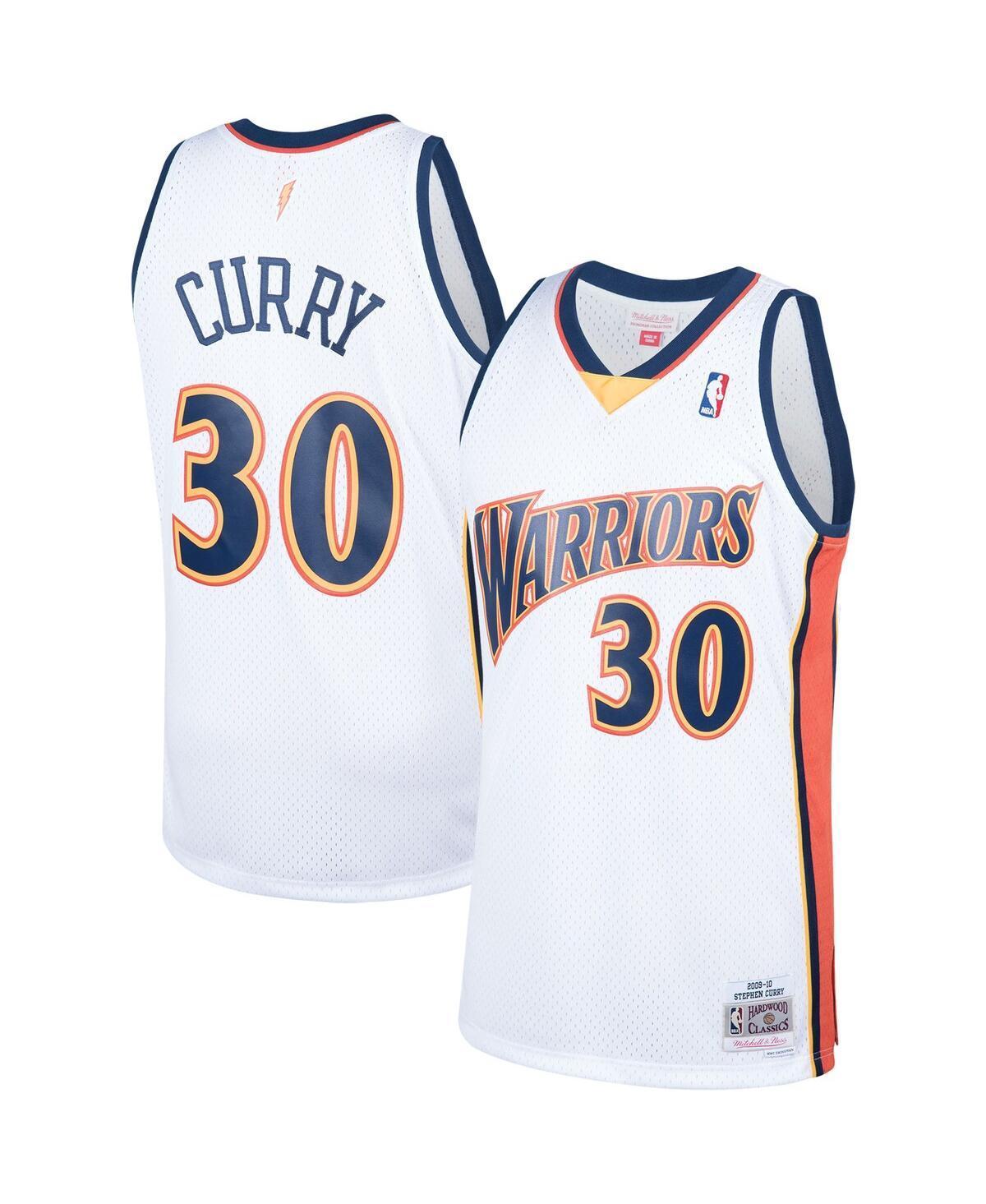 Mens Mitchell & Ness Stephen Curry Golden State Warriors 2009-10 Hardwood Classics Swingman Jersey Product Image