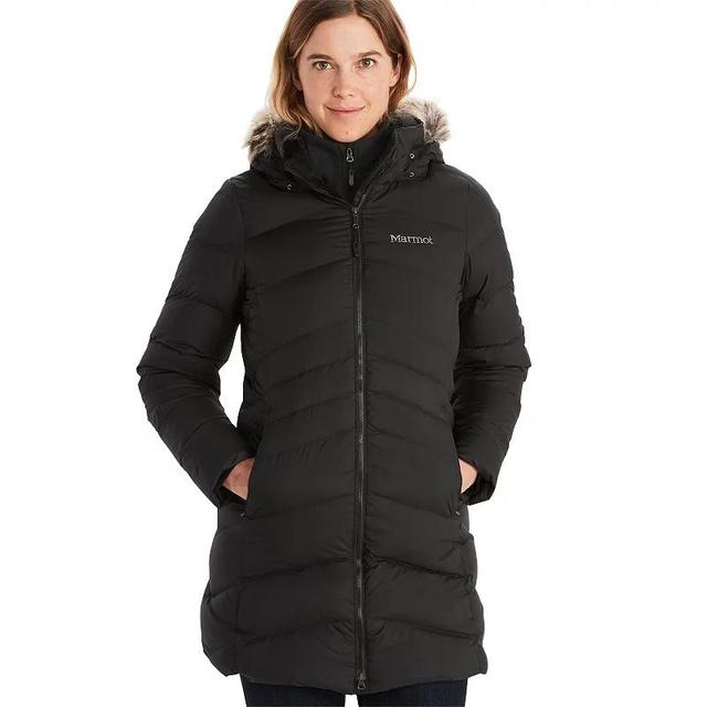 Womens Marmot Montreal Faux Fur Trimmed Removable Hood Down Parka Product Image