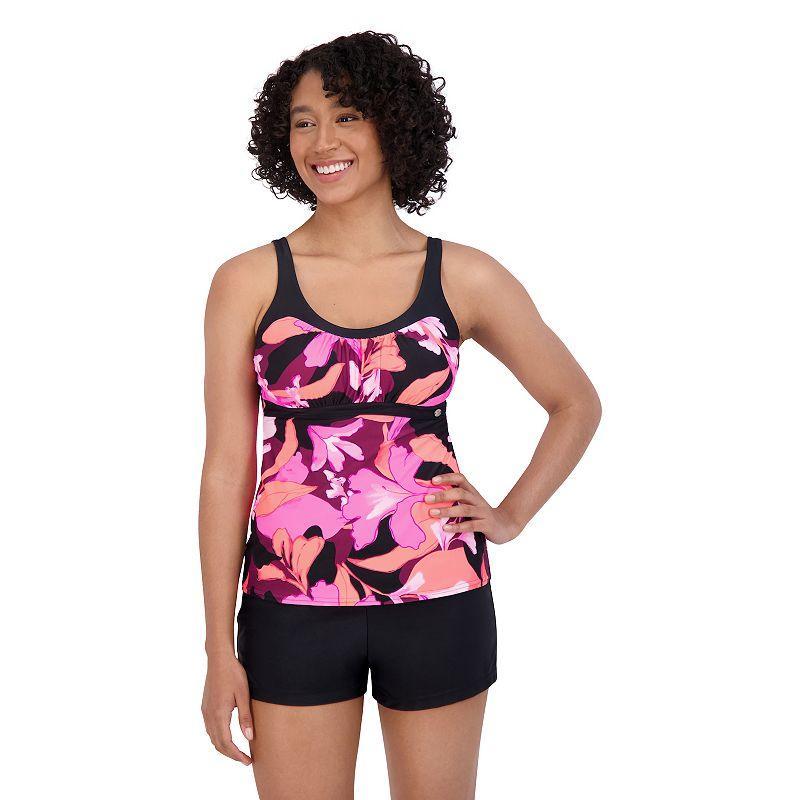 Womens ZeroXposur Print UPF 30+ Tankini Top Product Image