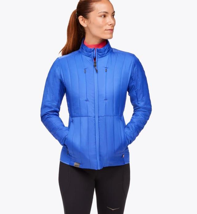 Hoka One HOKA Women's ColdSnap Jacket in Dazzling Blue, Size Medium Product Image