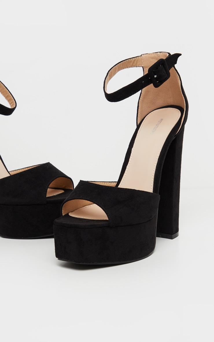 Black Platform High Sandal Product Image