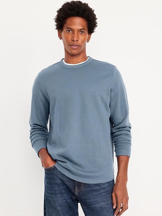 Long-Sleeve French Rib T-Shirt Product Image