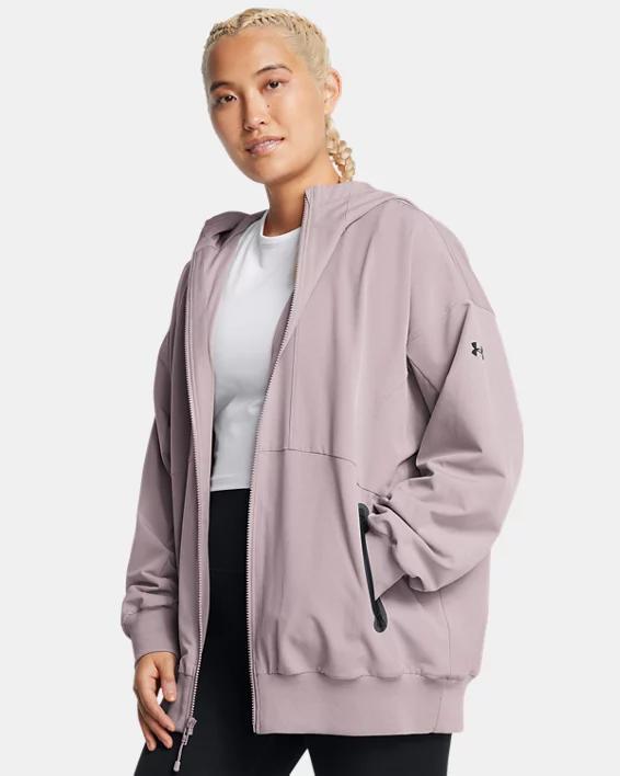 Women's UA Unstoppable Oversized Hooded Jacket Product Image