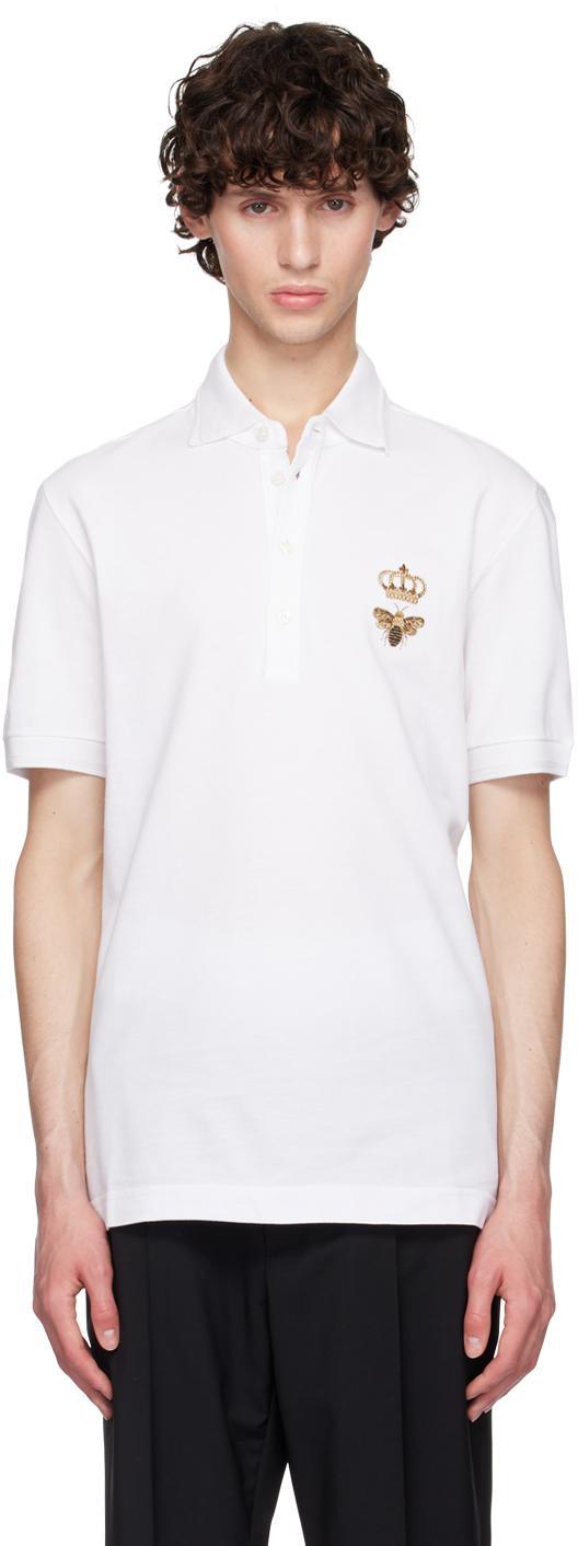 White Dna Polo Product Image