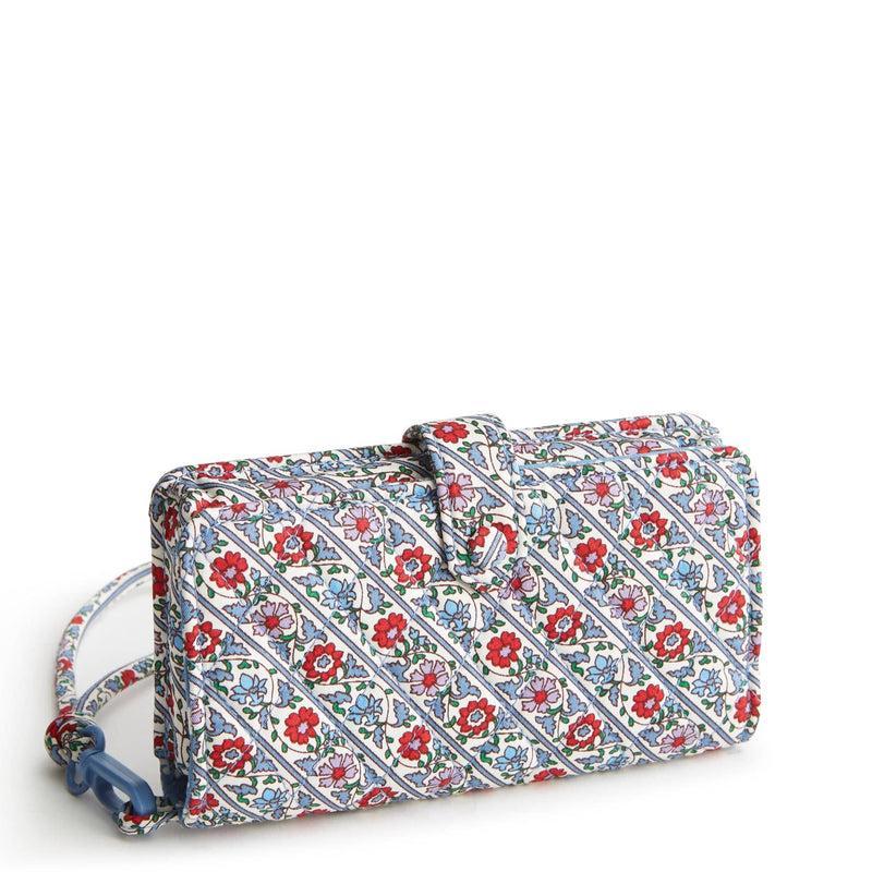 Vera Bradley Phone Wristlet Women in Bias Mini Vines Ribbons Red/White Product Image