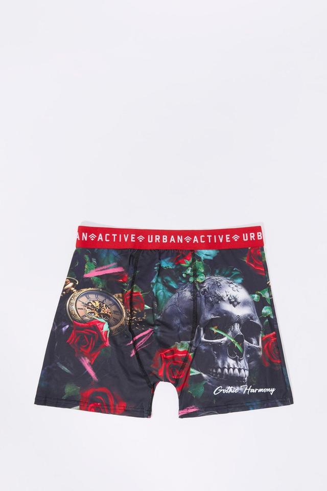 Gothic Print Boxer Brief Male Product Image