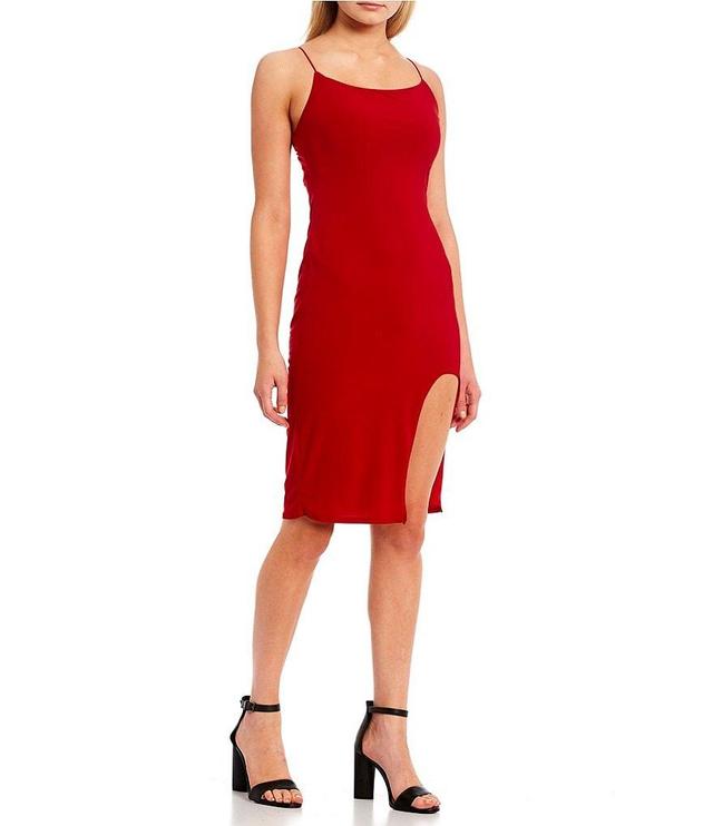 B. Darlin Hannah G Front Slit Midi Dress Product Image