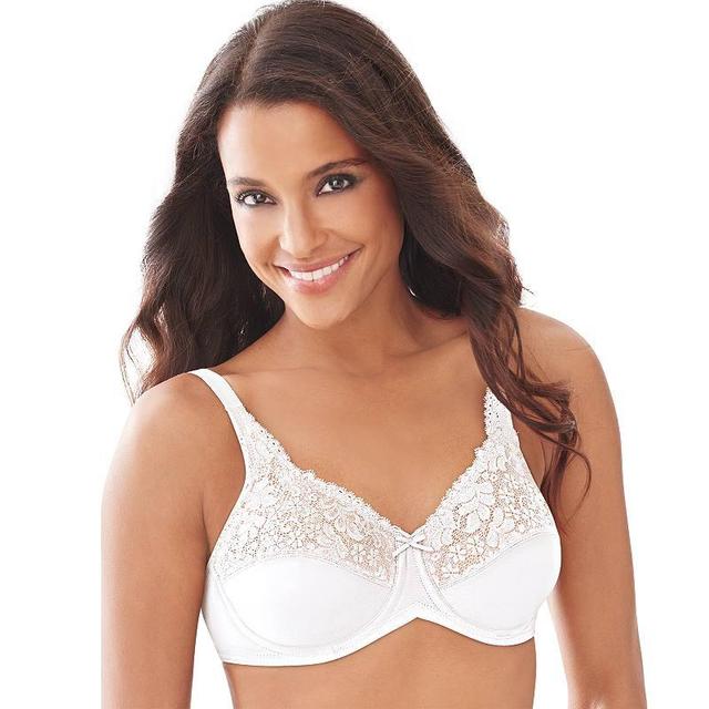 Bali Lilyette Comfort Lace Full Coverage Underwire Minimizer Bra 0428 Product Image