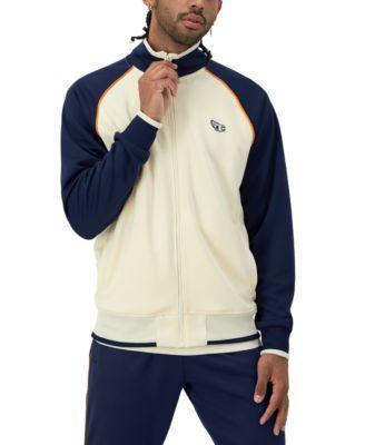 Champion Mens Standard-Fit Piped Full-Zip Tricot Track Jacket Product Image