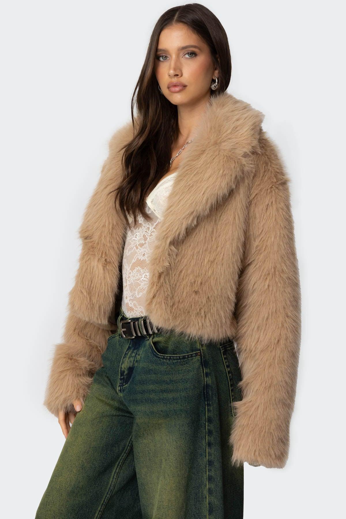 Sierra Oversized Faux Fur Jacket Product Image