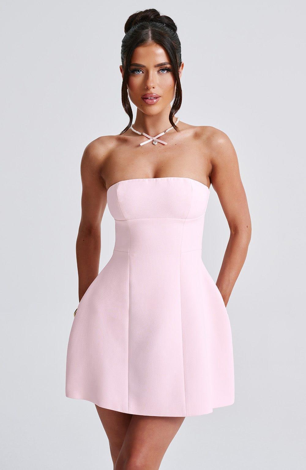 Asha Mini Dress - Blush Product Image