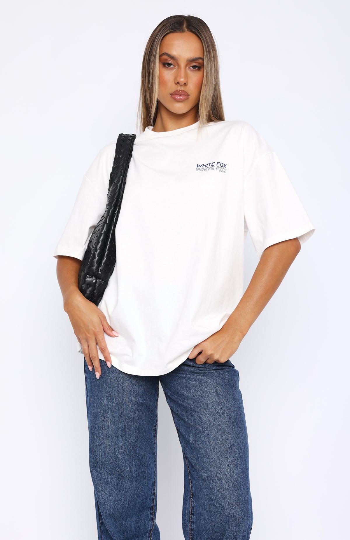 In Transit Oversized Tee White Product Image