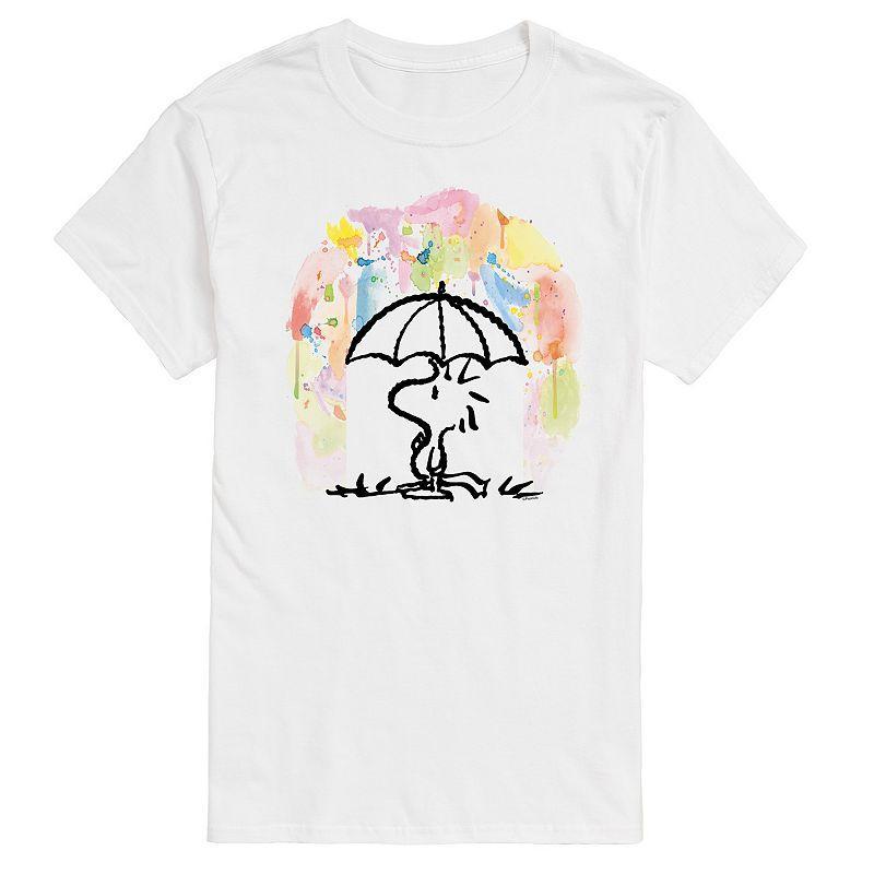 Mens Peanuts Rainbow Woodstock Graphic Tee Product Image