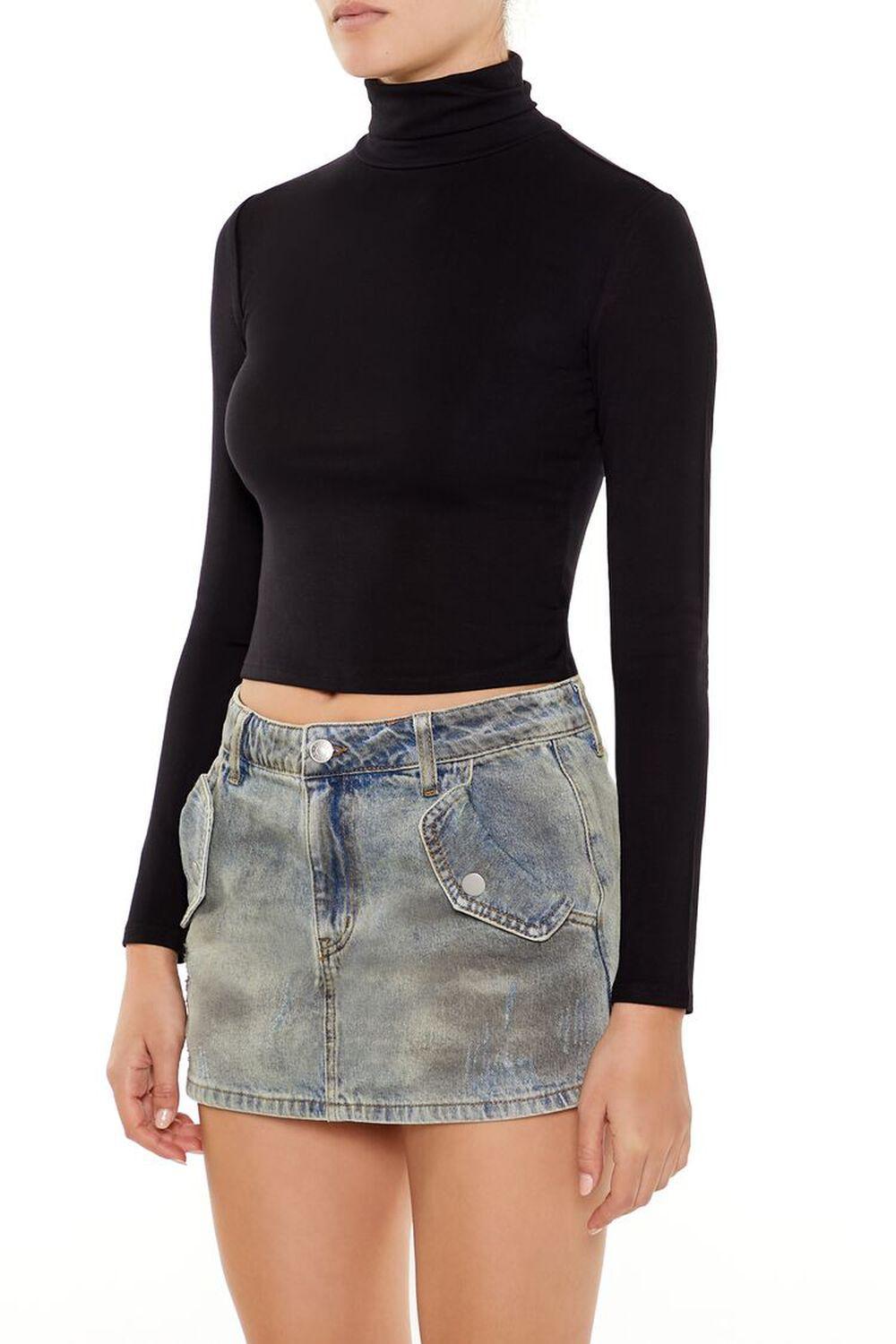 Turtleneck Crop Top | Forever 21 Product Image