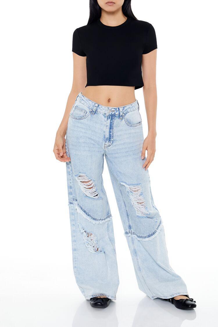 Reworked High-Rise Baggy Jeans | Forever 21 Product Image