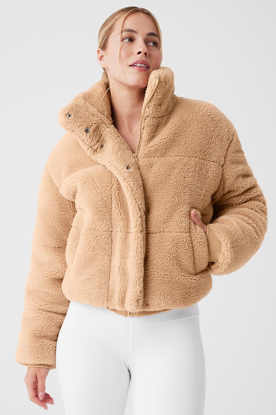 Sherpa Snow Angel Puffer - Camel Female Product Image