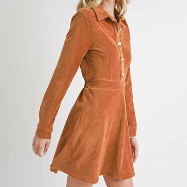 Morrison Cord Shirt Mini Dress Product Image