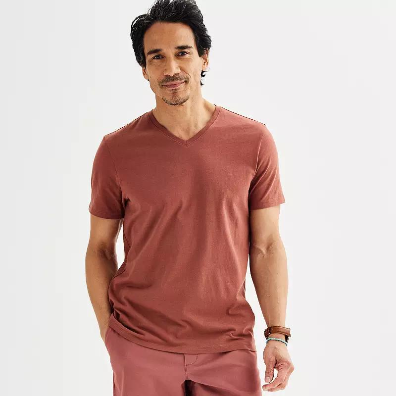 Mens Apt. 9 Premier Flex Short Sleeve V-Neck Tee Product Image