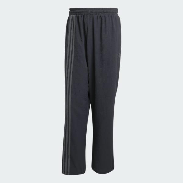 adidas Fashion Seersucker Firebird Track Pants Black M Mens Product Image