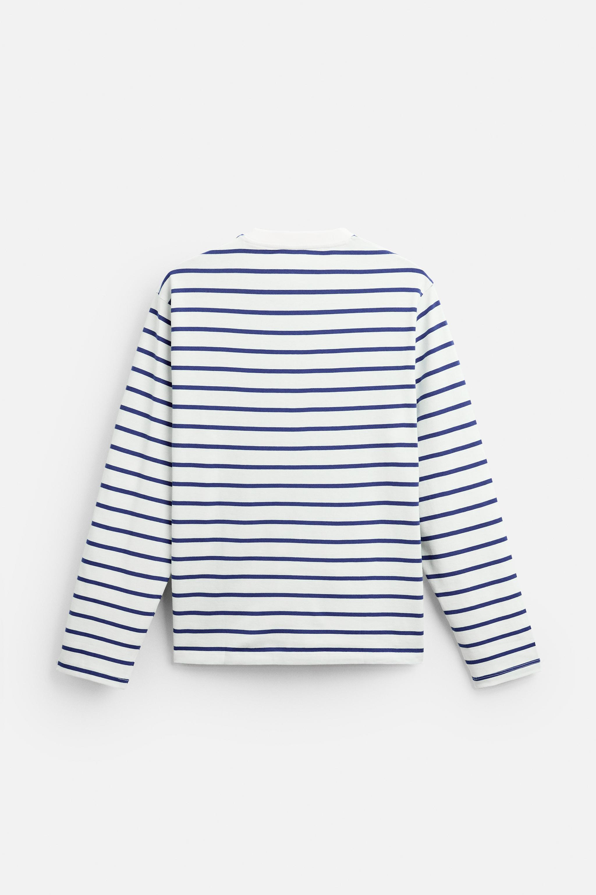 STRIPED JACQUARD T-SHIRT Product Image