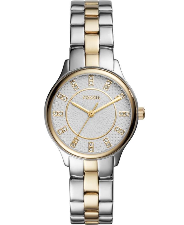 Fossil Womens Modern Sophisticated Two-Tone Stainless Steel Base Bracelet Watch, 30mm in 2T Silver/gold at Nordstrom Rack Product Image