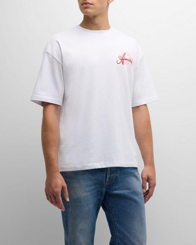 Mens Oversized Airbrush T-Shirt Product Image