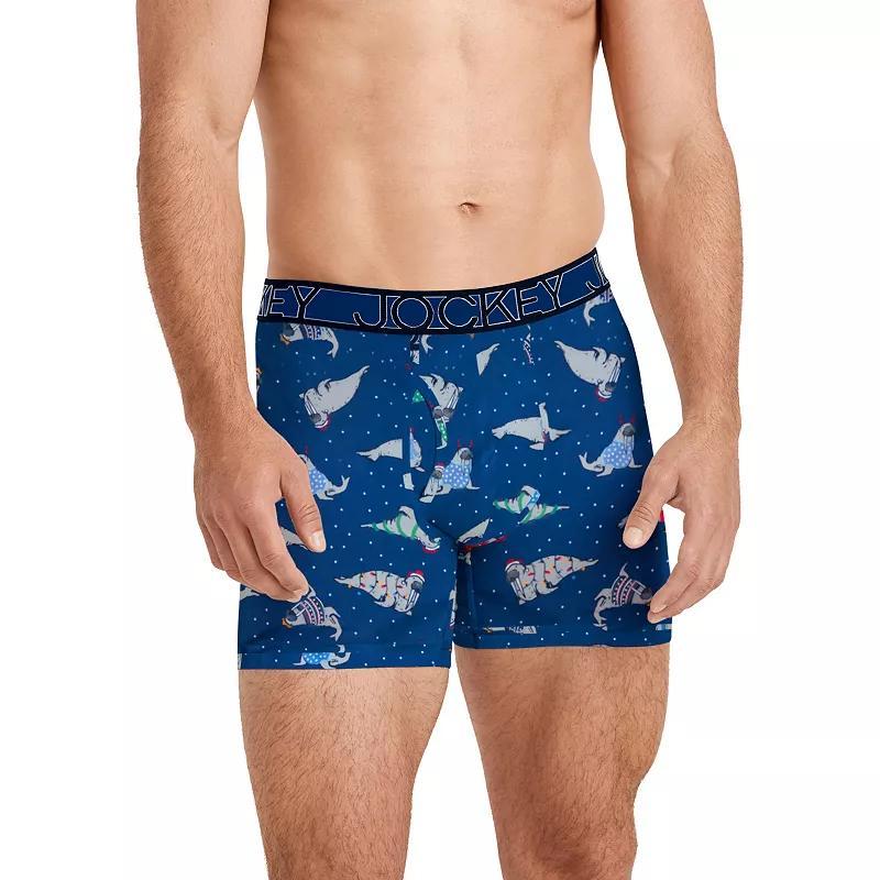 Mens Jockey Active Microfiber 3.5 Boxer Brief Product Image