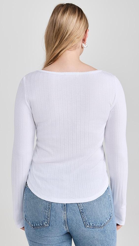 Madewell Pointelle Tee | Shopbop Product Image