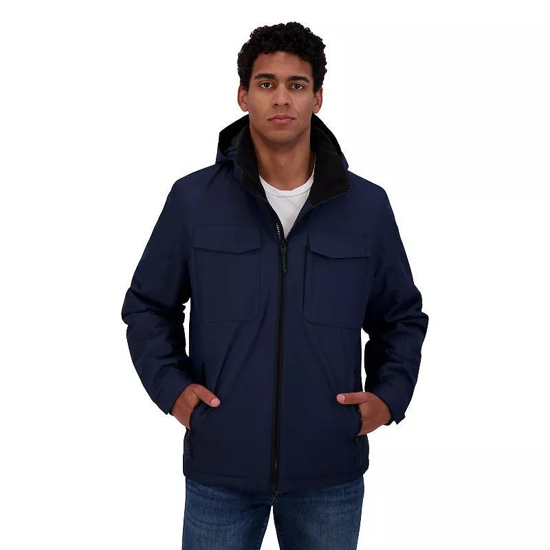 Mens ZeroXposur Midweight Quilted Lined Jacket Blue Product Image