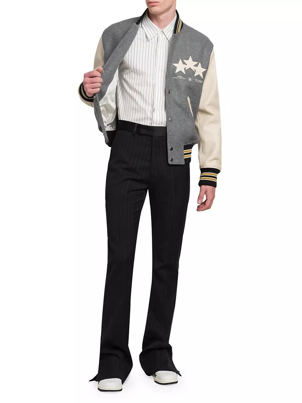 Oversized Stars Varsity Jacket Product Image