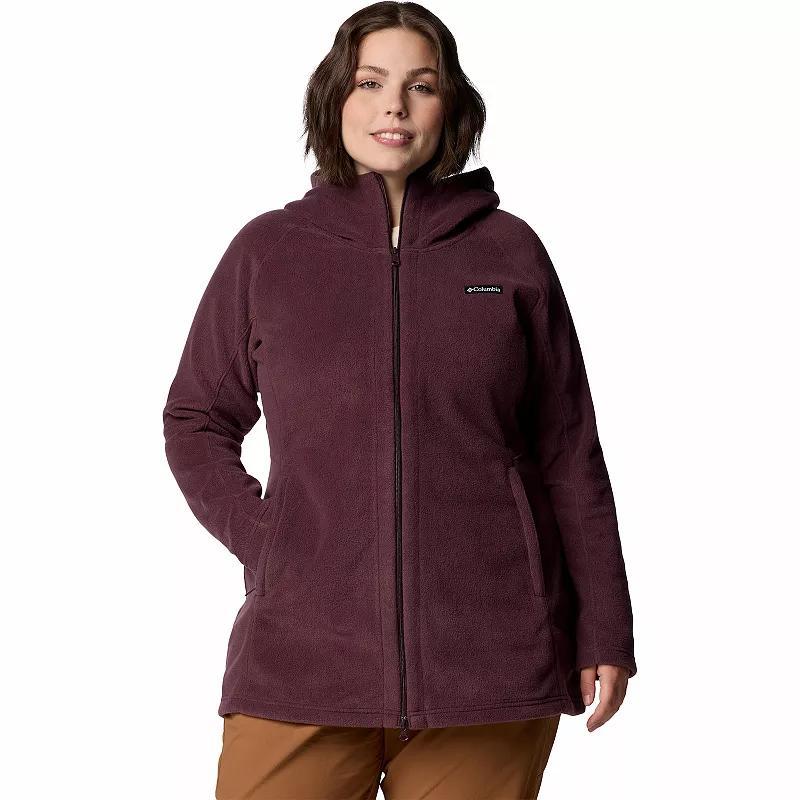 Columbia Women s Benton Springs II Long Fleece Hoodie - Plus Size- Product Image