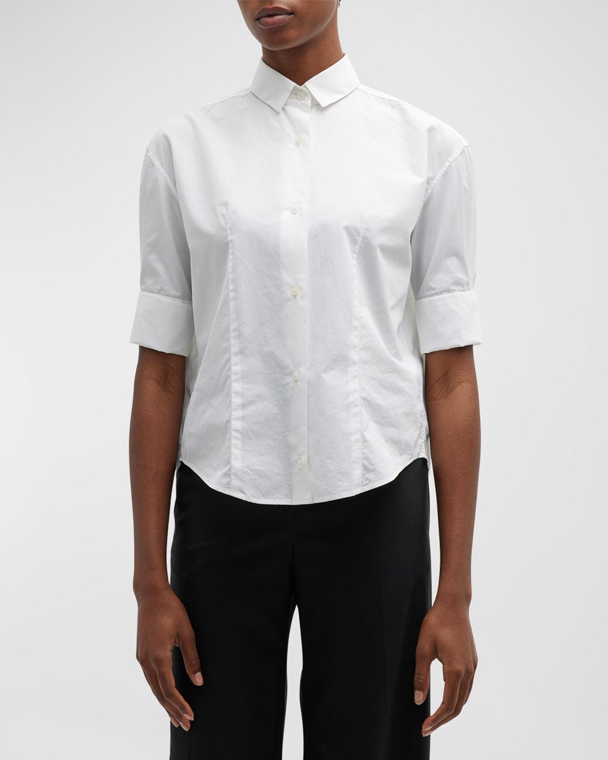 The Row Carpazi Cotton Poplin Button-Up Shirt Product Image