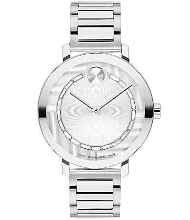 Movado Bold Womens Evolution 2.0 Quartz Analog Silver Stainless Steel Bracelet Watch Product Image