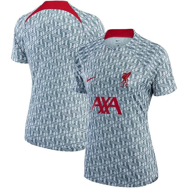 Womens Nike Gray Liverpool 2022/23 Pre-Match Raglan Performance Top Product Image