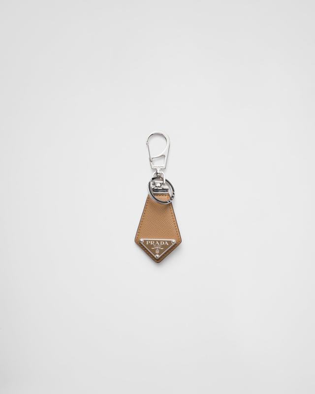 Saffiano leather keychain Product Image