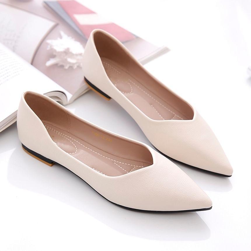 Plain Pointed Toe Flats product image