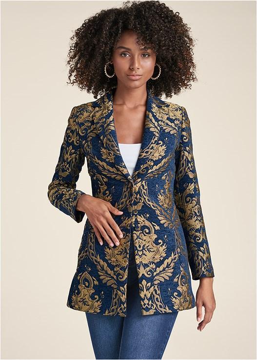 Jacquard Paisley Blazer Product Image