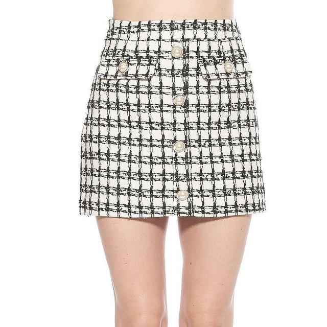 Womens ALEXIA ADMOR Wrenley Classic Tweed Mini Skirt Product Image