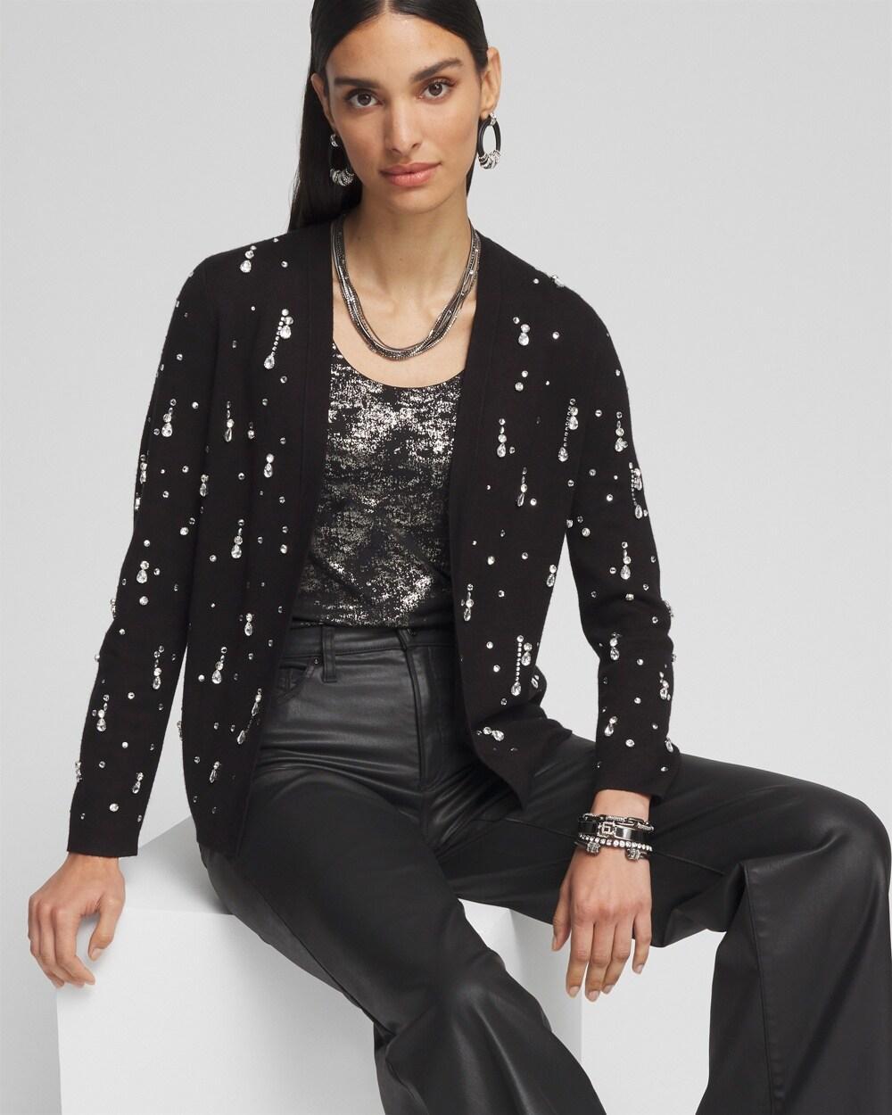 Embellished Long-sleeve Cardigan Product Image