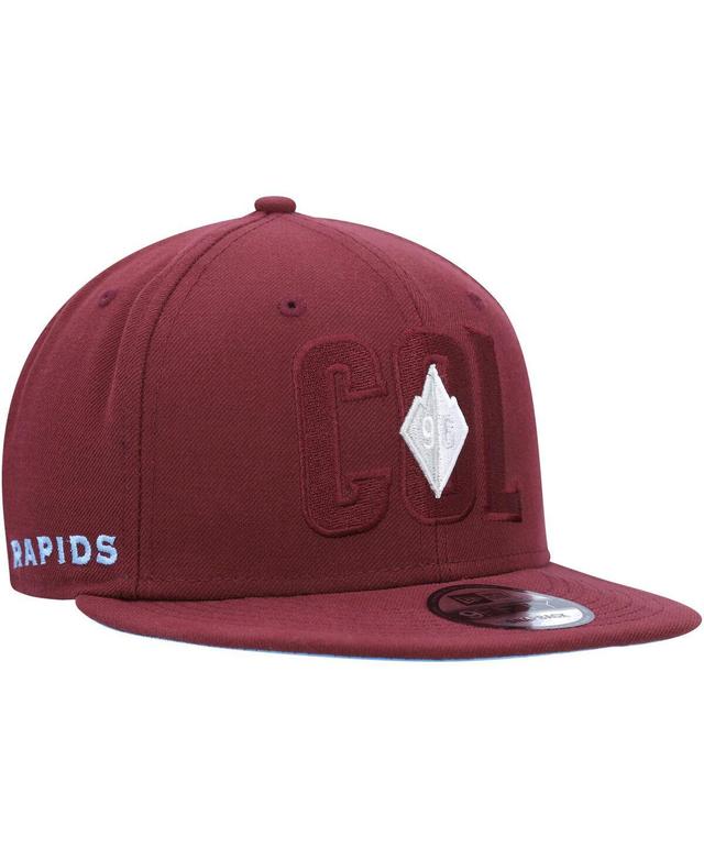 Mens New Era Burgundy Colorado Rapids Kick Off 9FIFTY Snapback Hat Product Image