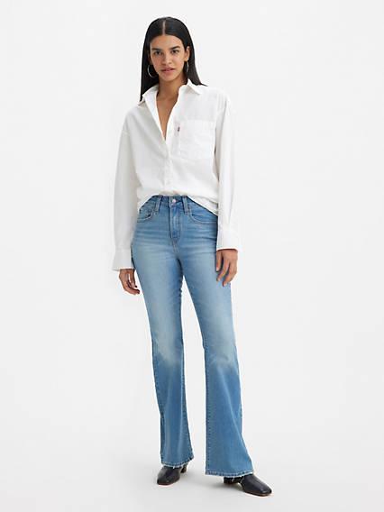 Levis 726 High Rise Flare Womens Jeans Product Image