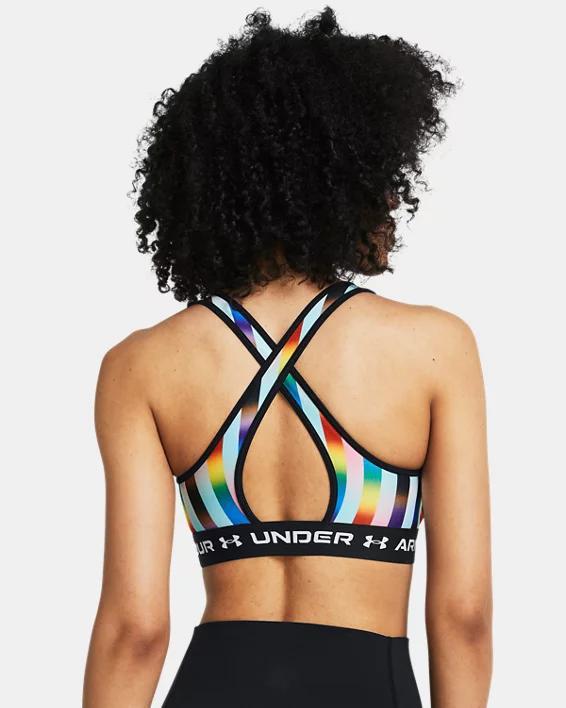 Women's UA Crossback Mid Pride Sports Bra Product Image