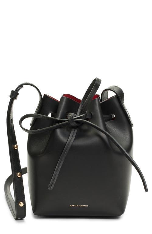 Mansur Gavriel Mini Mini Leather Bucket Bag Product Image