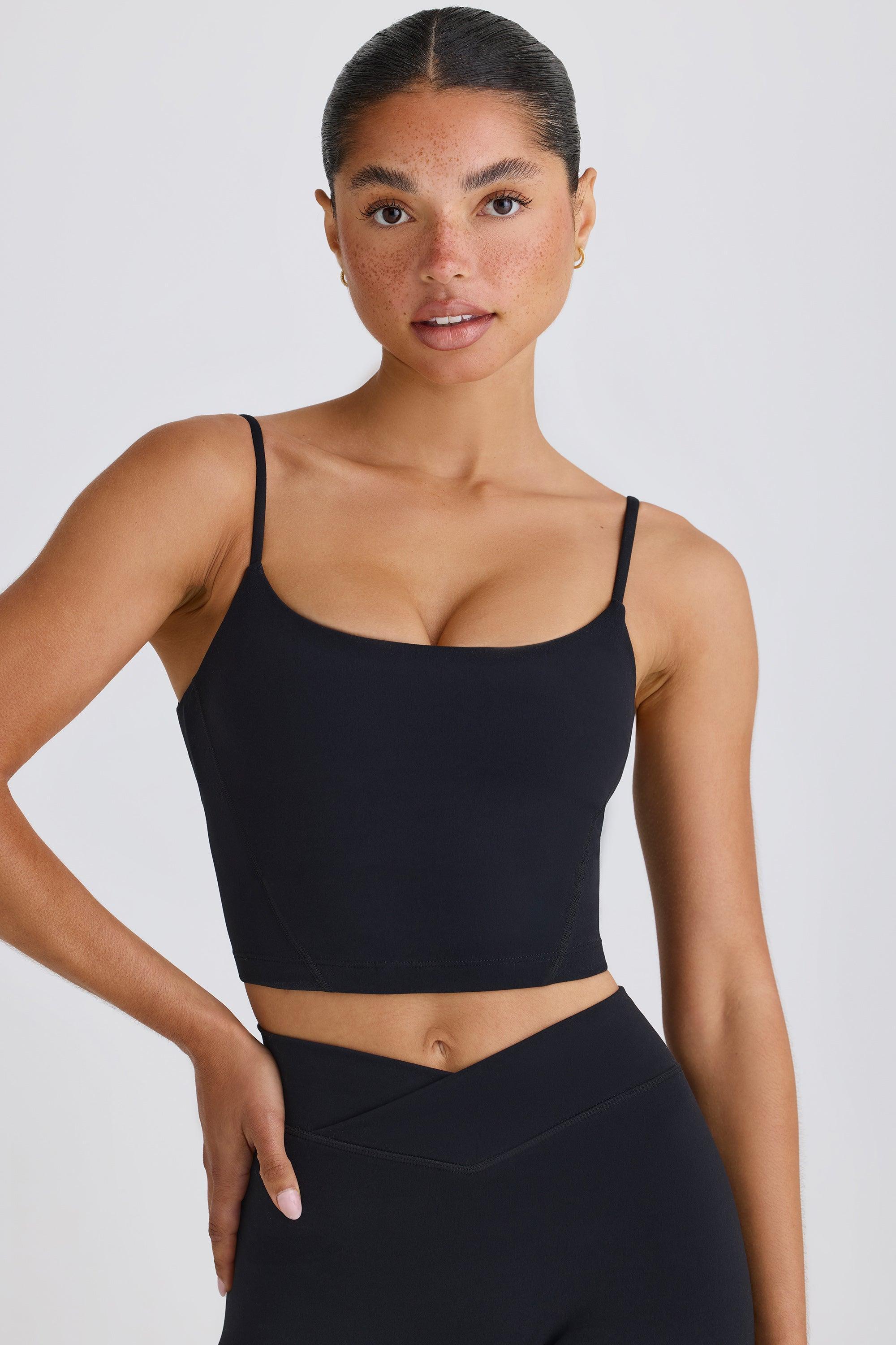 Soft Active Tank Top in Black Product Image