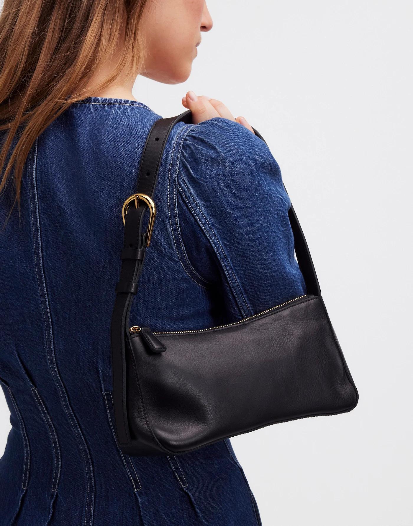 The Sculptural-Buckle Shoulder Bag Product Image